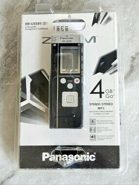 Panasonic RR-US591 4GB Digital Voice IC Recorder | Box & Cord Included